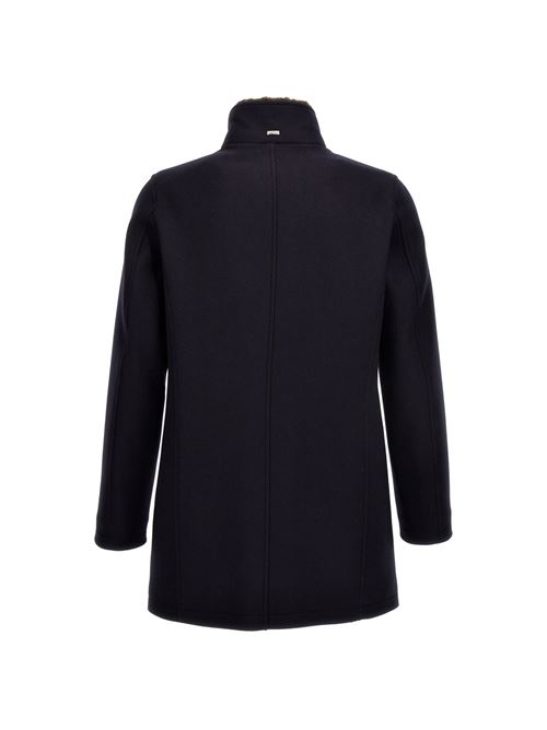 Cappotto Uomo blu in misto lana HERNO | CA000163U396019290